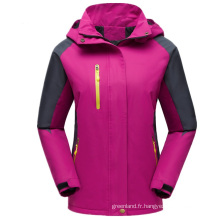 Veste de ski femme à capuche amovible sur mesure